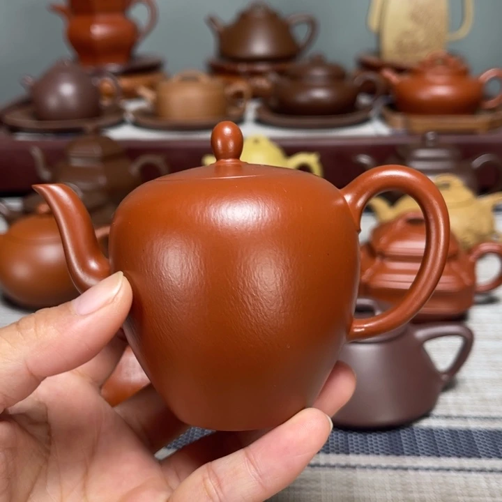 茶壶紫砂全手工美人肩150cc