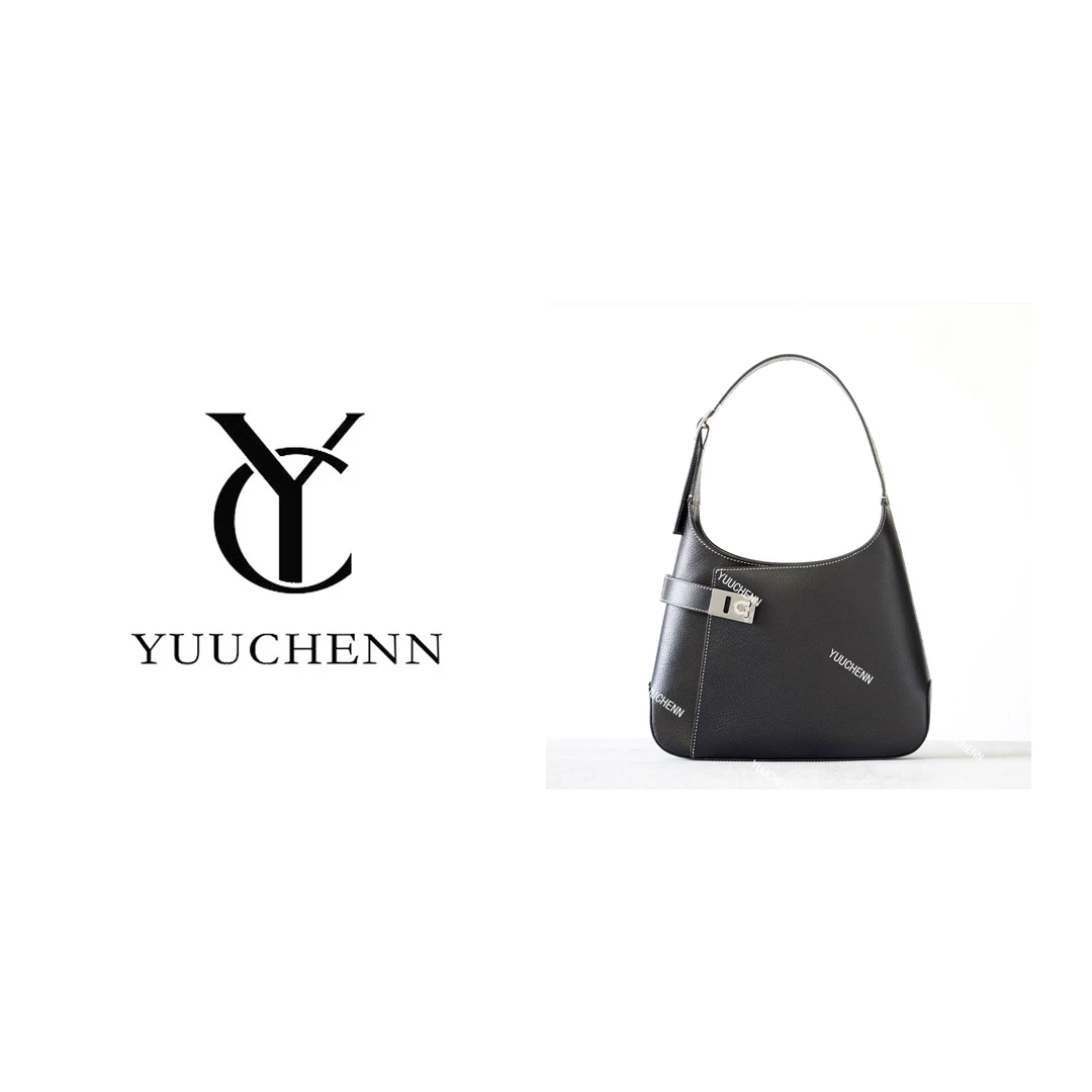 YUUCHENN【腋下包】进口牛皮29cm原创设计高定真皮包 HH5352