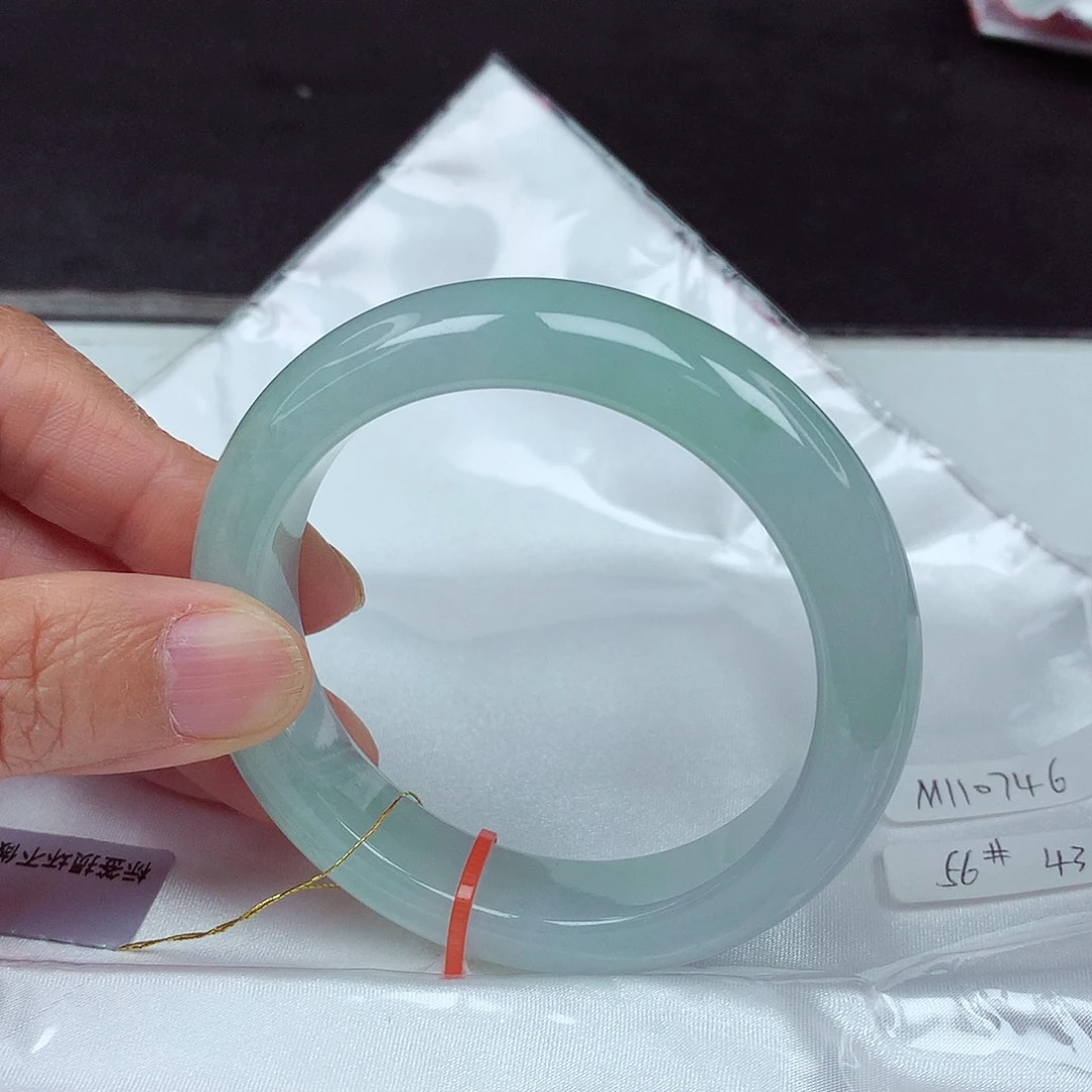 未镶嵌手镯翡翠56圈0746