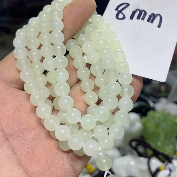 蛇纹石玉项链未镶嵌