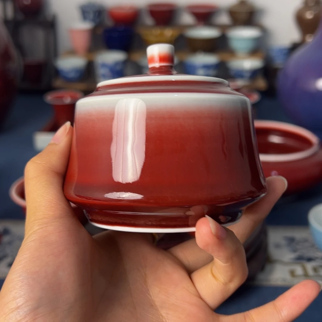 陶景德镇陶瓷郎红微瑕