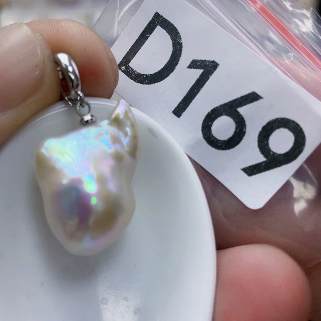 淡水珍珠银S925镶嵌颈饰