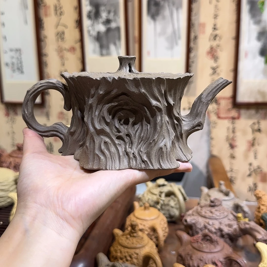 紫砂茶壶树桩老料