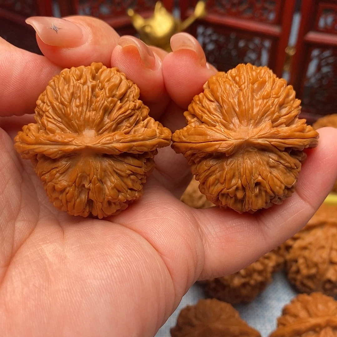 把件文玩核桃40全品毕业四座楼