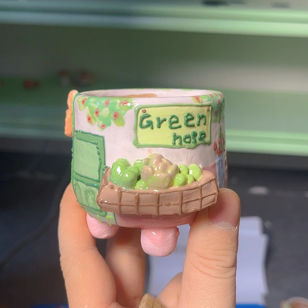 红陶老梧家瑕疵多肉花盆