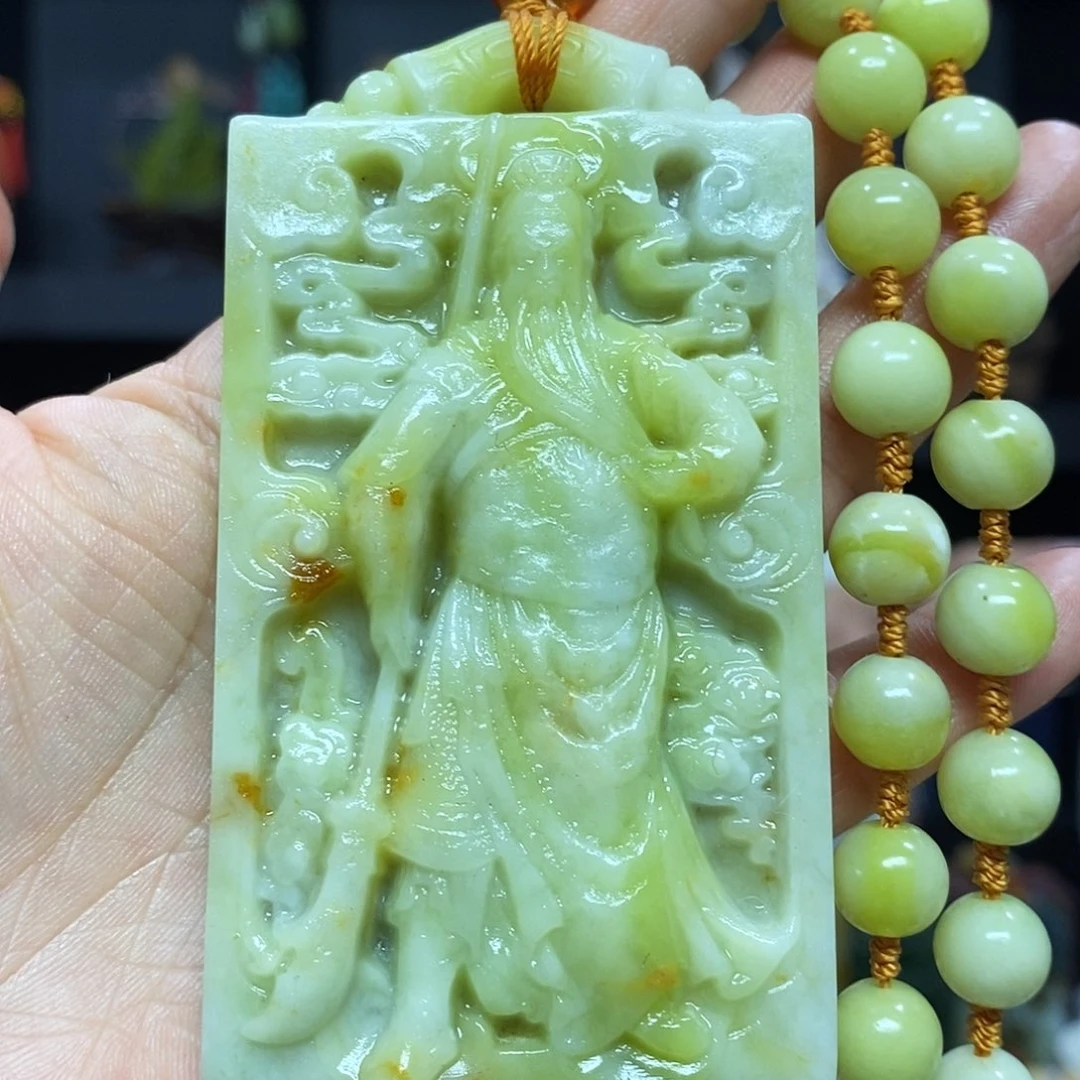 未镶嵌岫玉挂件吊坠