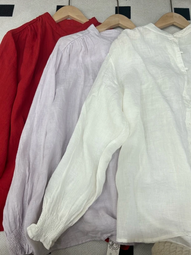 春季新款纯色百搭衬衣