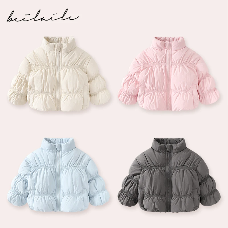 【高充绒花苞羽绒服】【三防石墨烯羽绒外套 小乐妈】婴儿女宝宝