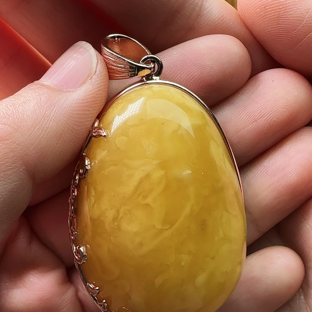 【闪购商品】琥珀颈饰未镶嵌吊坠