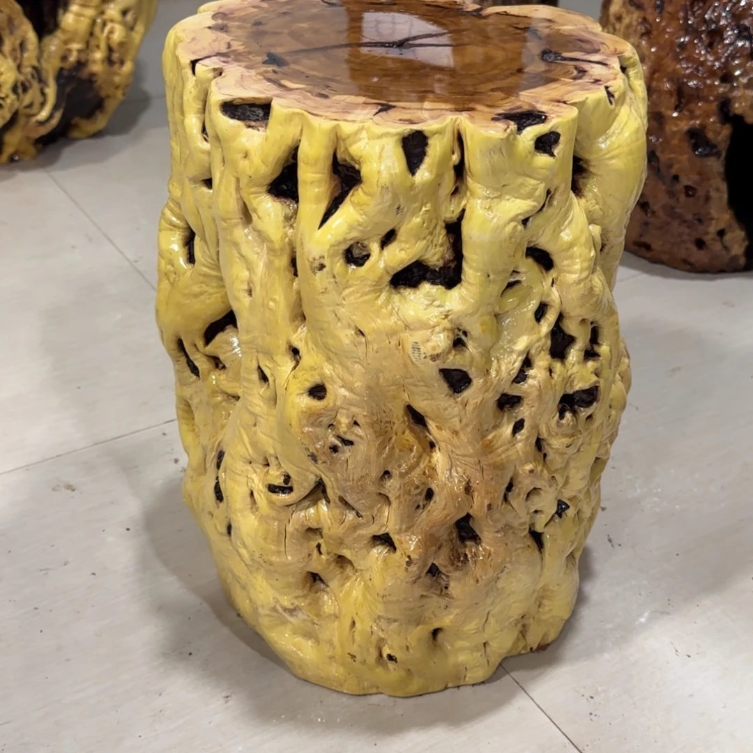 @***@龙纹鸡心枣木手工艺品