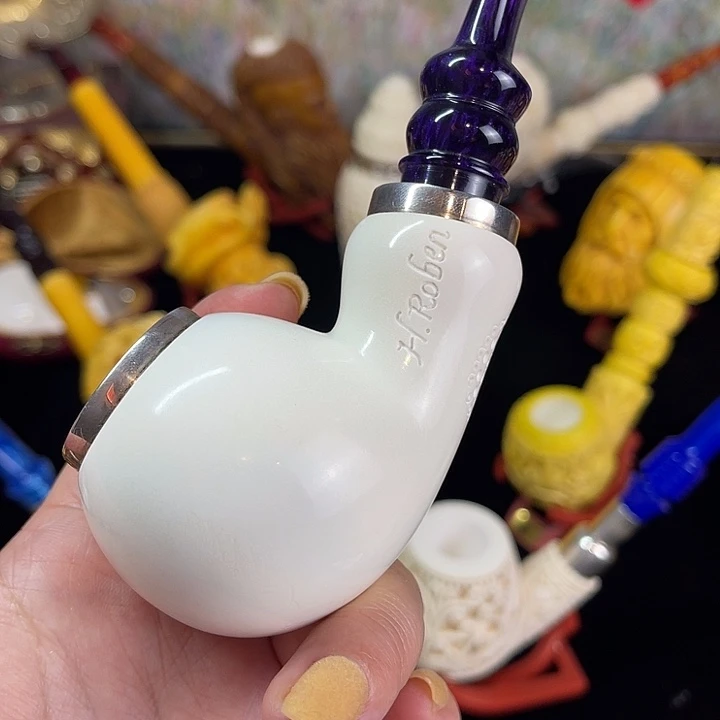 海泡石烟斗大号空腔苹果08