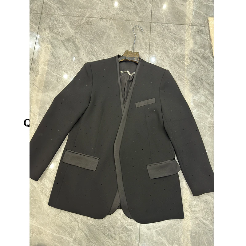 2025春季新款漫天星时尚百搭宽松简约洋气西装网红西服外套女