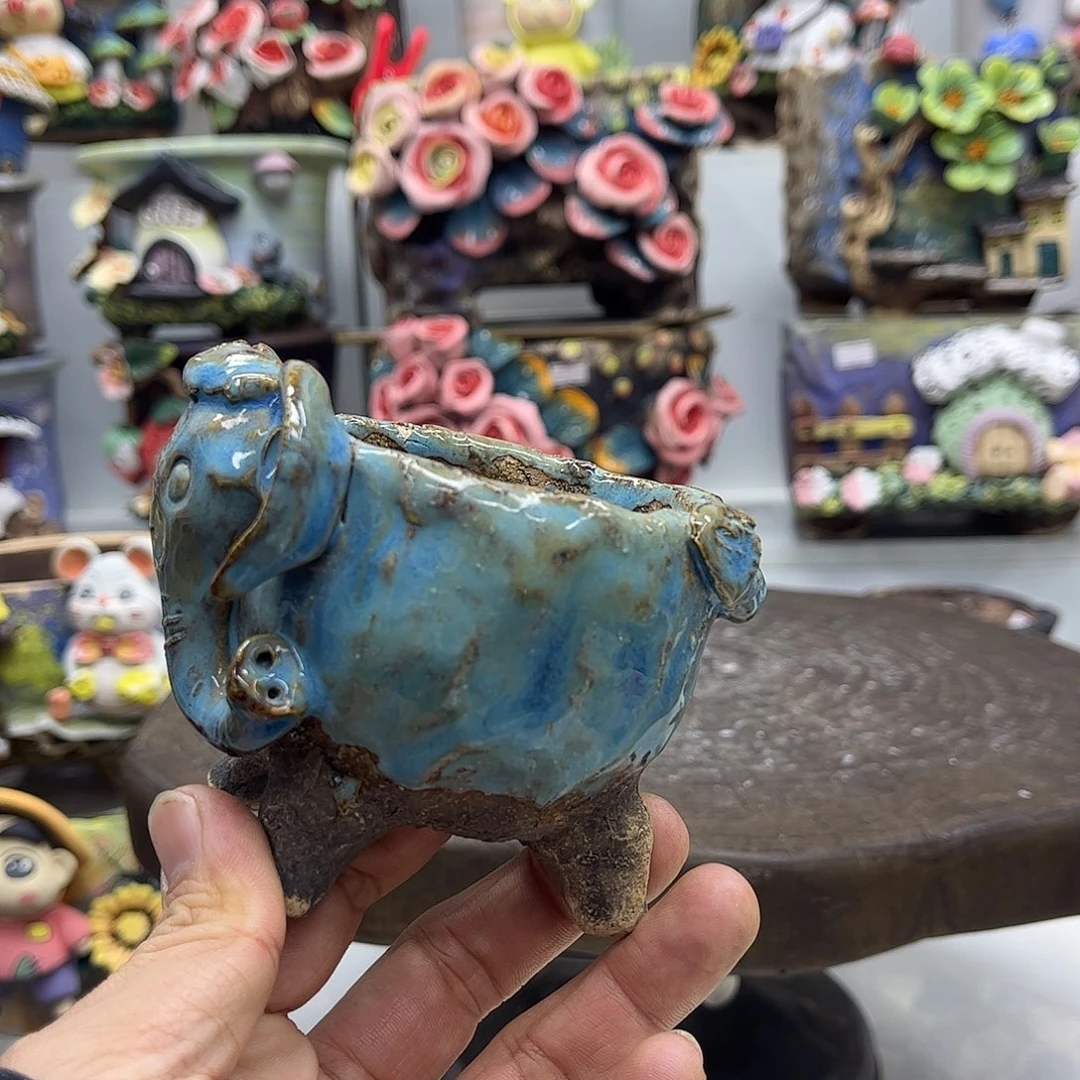 喜***星花盆青铜瑕疵福利