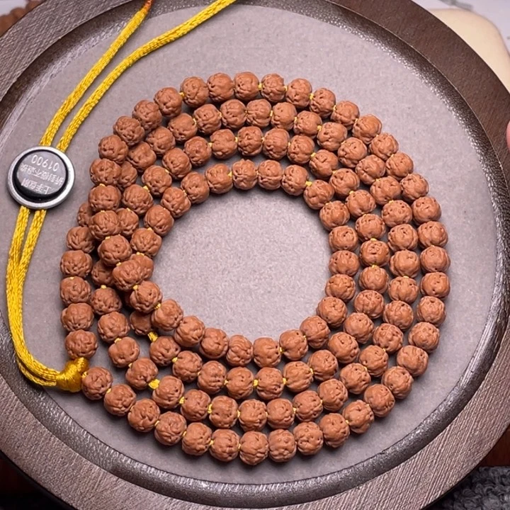 手串金刚菩提过***浪梅朵佛手108尺寸7