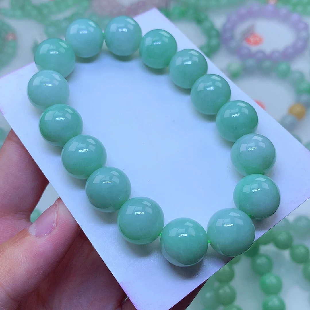 翡翠未镶嵌毛衣链