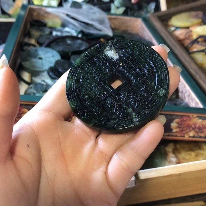 岫玉未镶嵌岫玉挂件