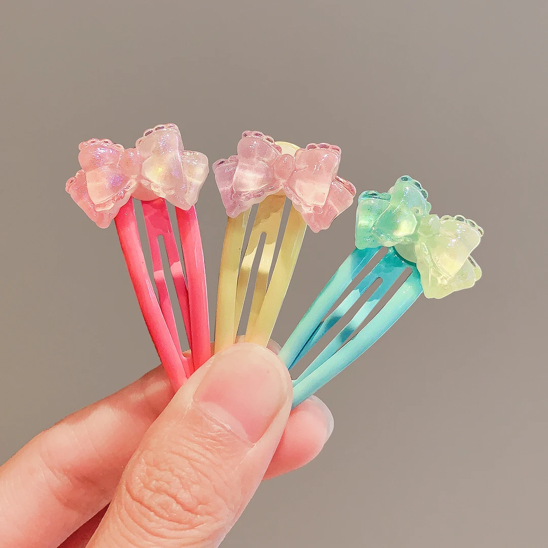 法式头饰卡通糖果色发饰2025女童卡通风2025年宝宝女