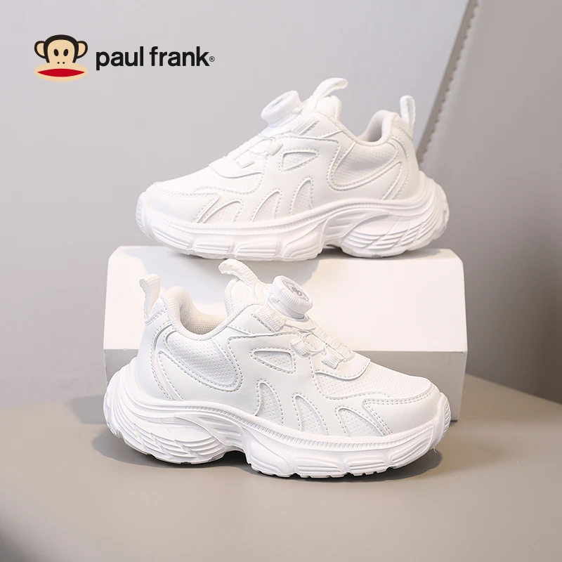 大嘴猴春季儿童运动鞋2025新款男女童校园百搭休闲小白鞋儿童鞋子