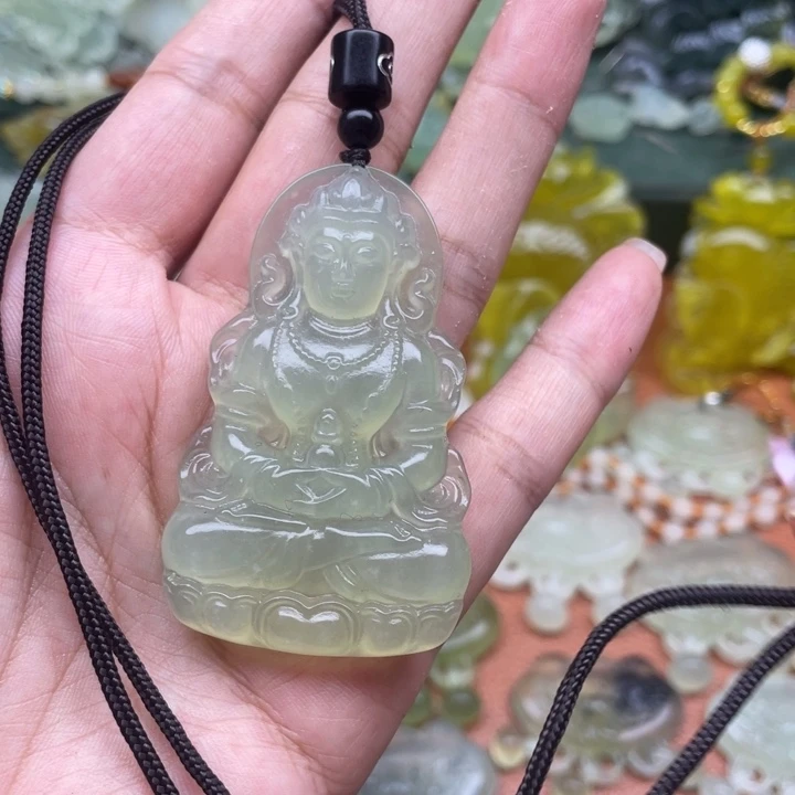 ^***.未镶嵌蛇纹石玉项链