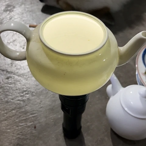 陶瓷大球泥手工壶一个