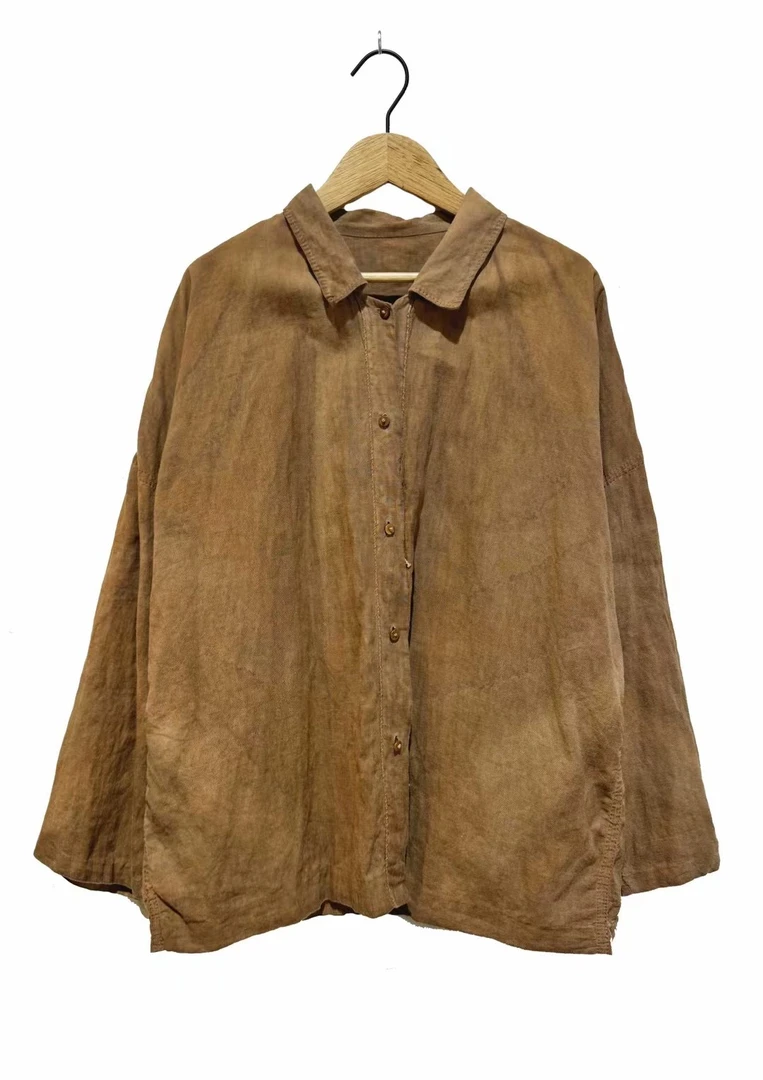 7阁小府～左岸迷香植物染衬衣25SS1013