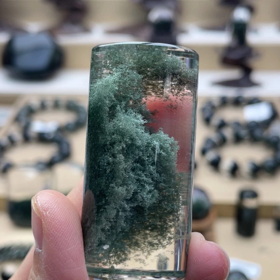 未镶嵌水晶颈饰绿幽灵摆件