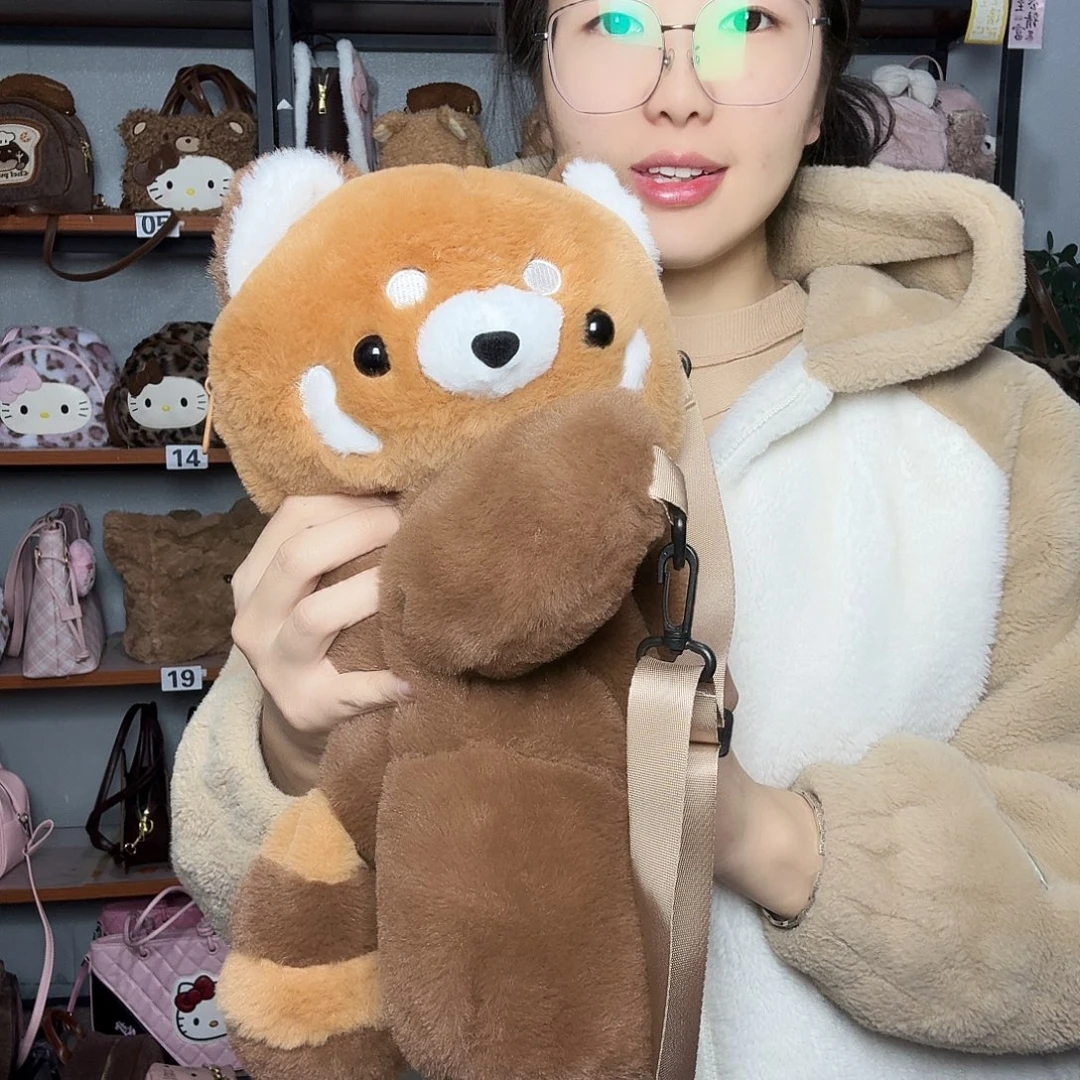 驴皮（革）小浣熊双肩包可爱1111111111