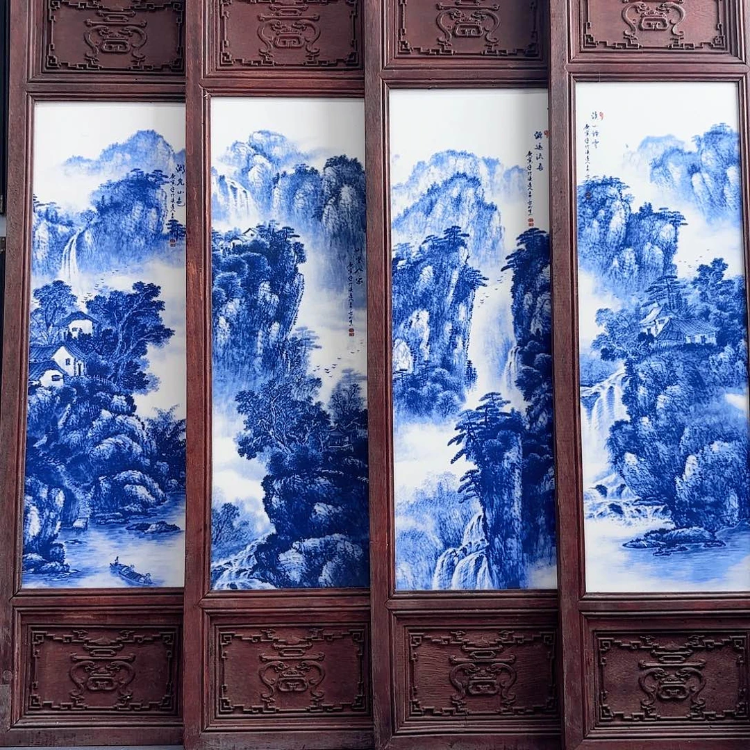 摆件景德镇陶瓷瓷板画