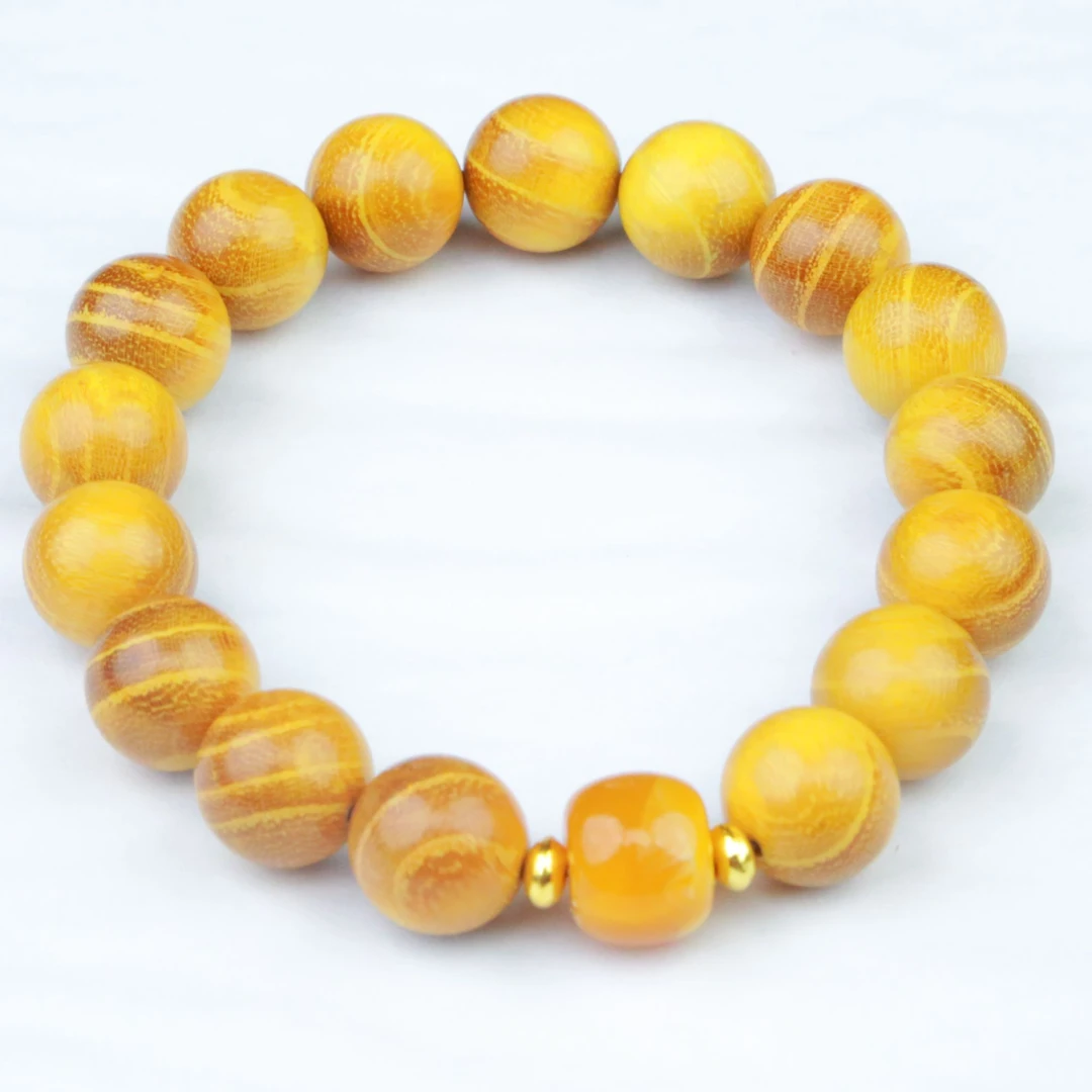 黄金檀手串（无礼盒）K274