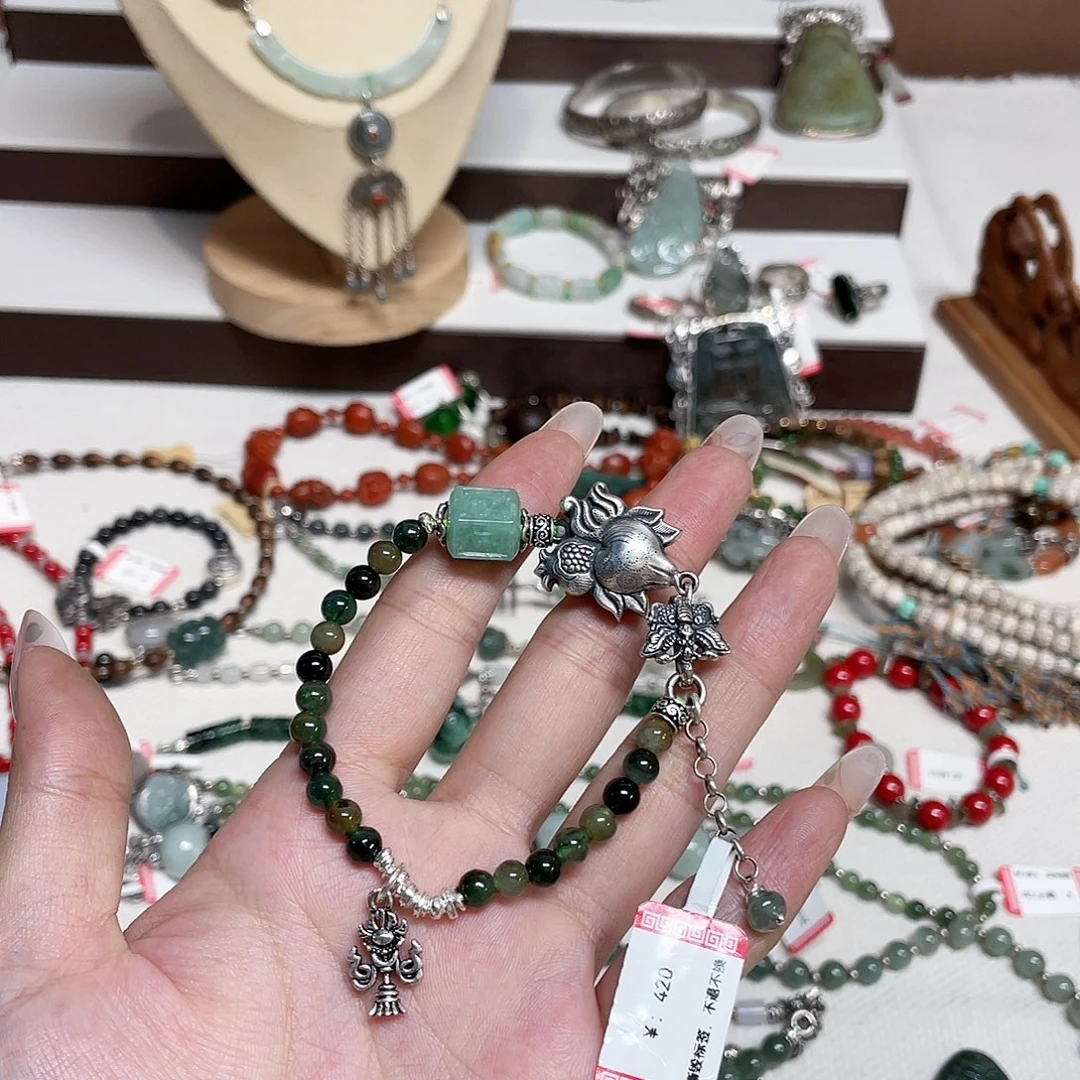 足银纯银配饰手链