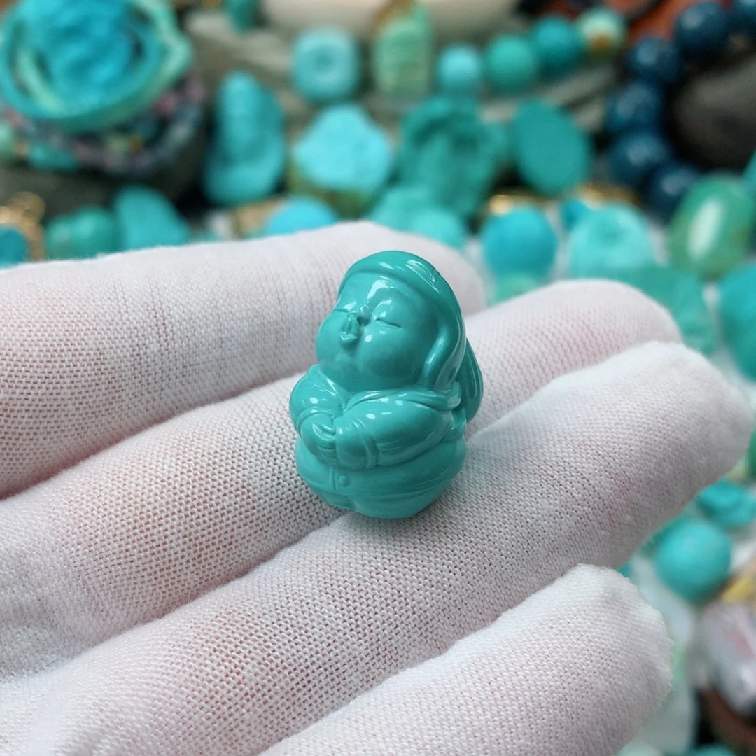 绿松石未镶嵌珠宝半成品