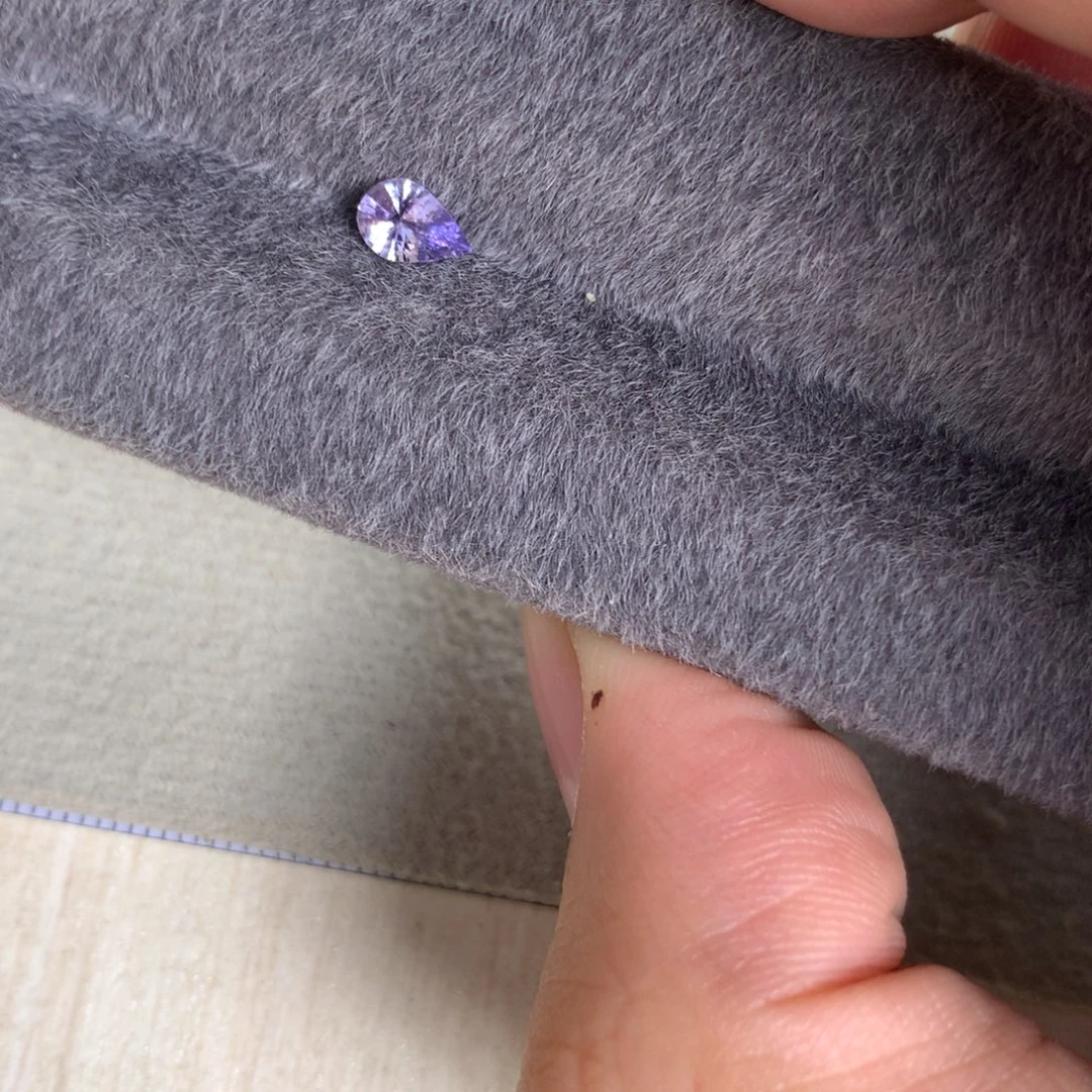 蓝宝石裸石40分 无烧 薰衣草