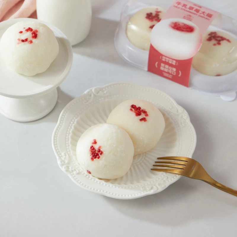 京趣牛乳草莓大福 130g