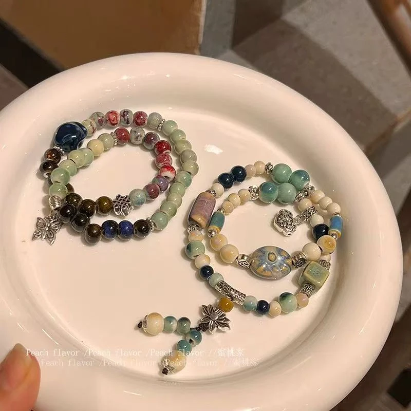 复古串珠手链新中式民族风精致手工饰品