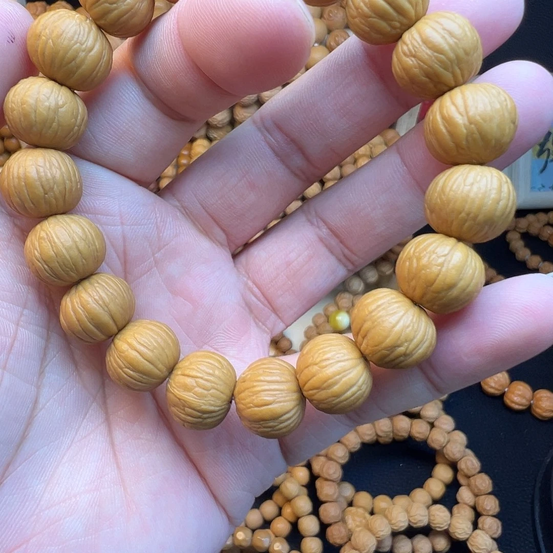 手串猴头核桃全品原皮原色 精打底 土豪