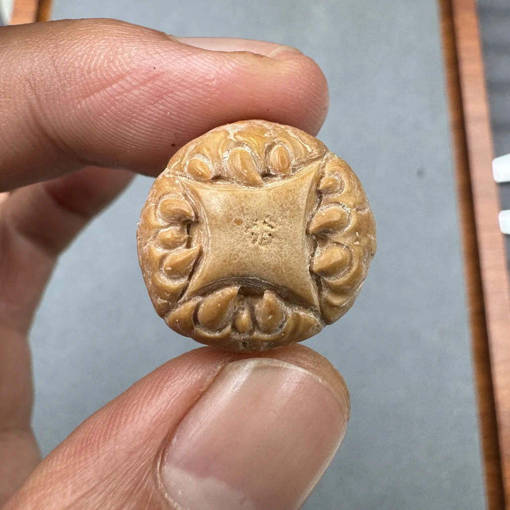 20+尼伯尔麒麟眼手工雕刻吞噬凤眼菩提雕刻凤眼元素三通佛头