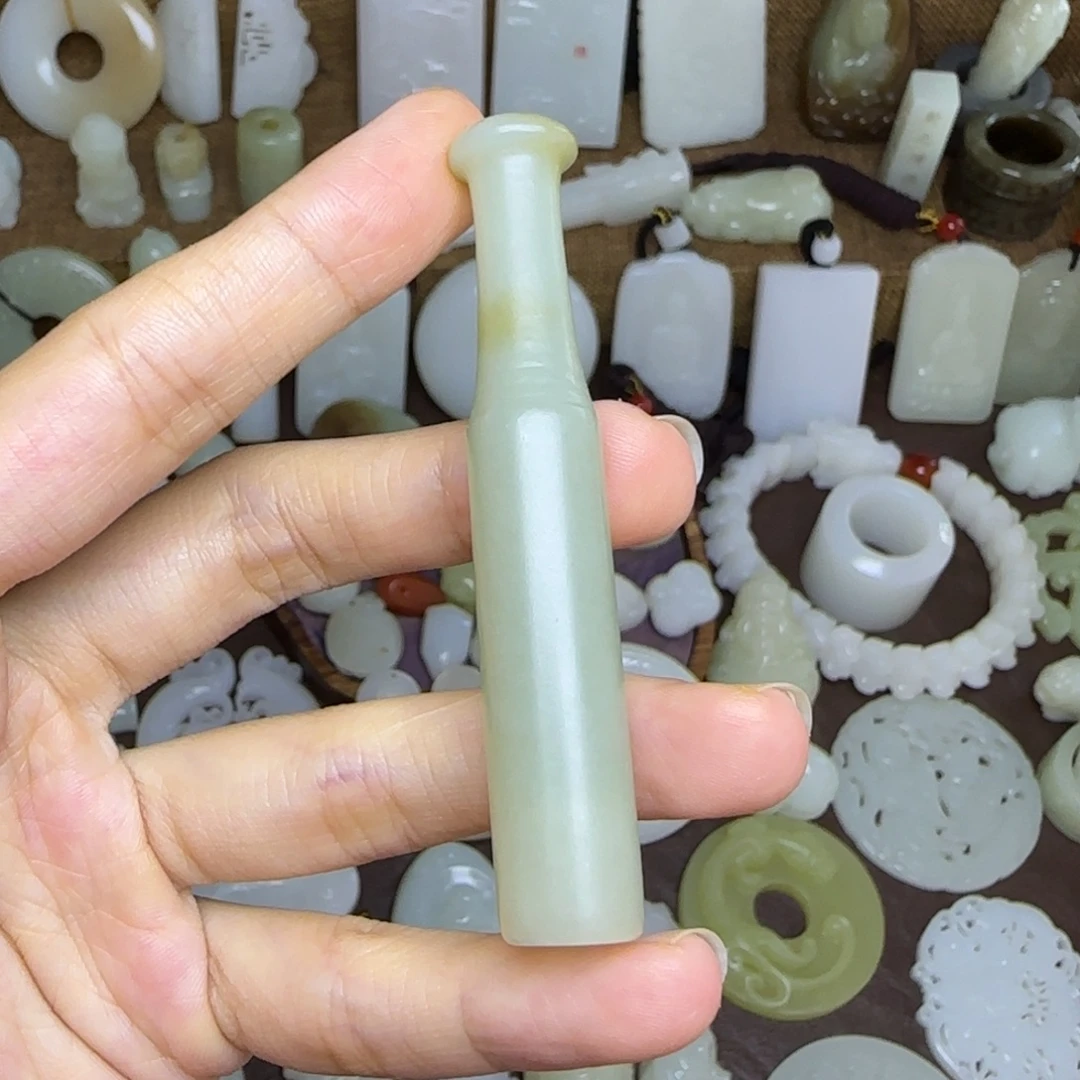 未镶嵌和田玉挂件烟嘴