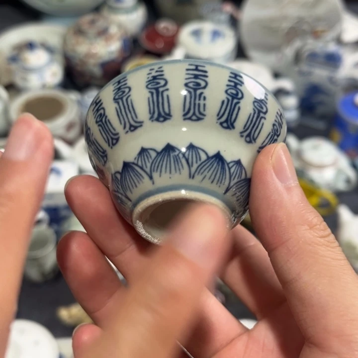 摆件景德镇陶瓷杯子