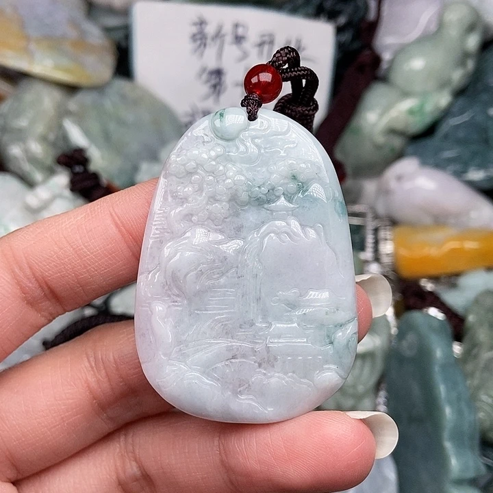 颈饰未镶嵌翡翠翡翠