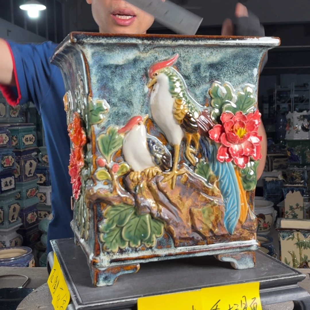 一风堂石湾花盆 内22*27