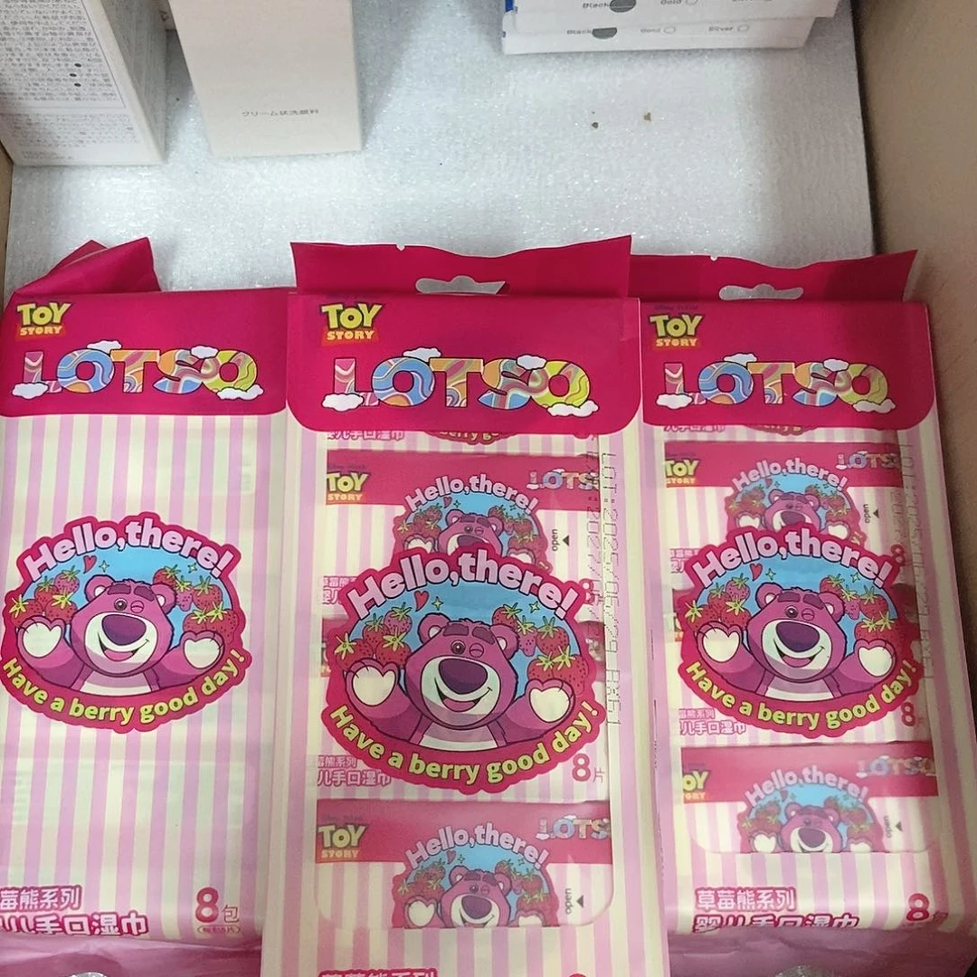 迪家草莓熊婴幼儿手口湿巾-4大提