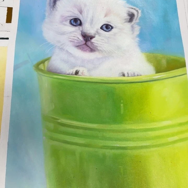 油画我是一个很好