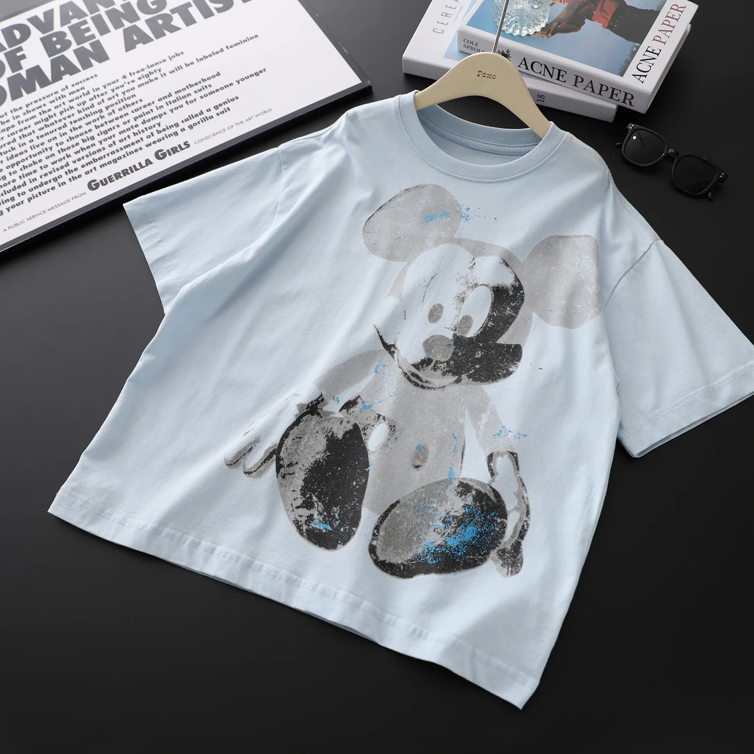 XT2592儿童潮牌水印短袖T恤打底衫男童休闲韩版中大童潮牌男宝