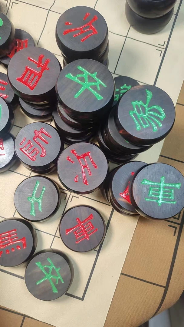 5.8酸枝中国象棋隶书字体带棋盘适合成人使用