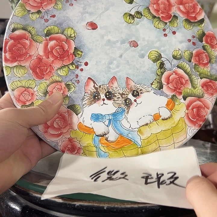 ****y景德镇手绘花盆满38包邮偏远地区除外