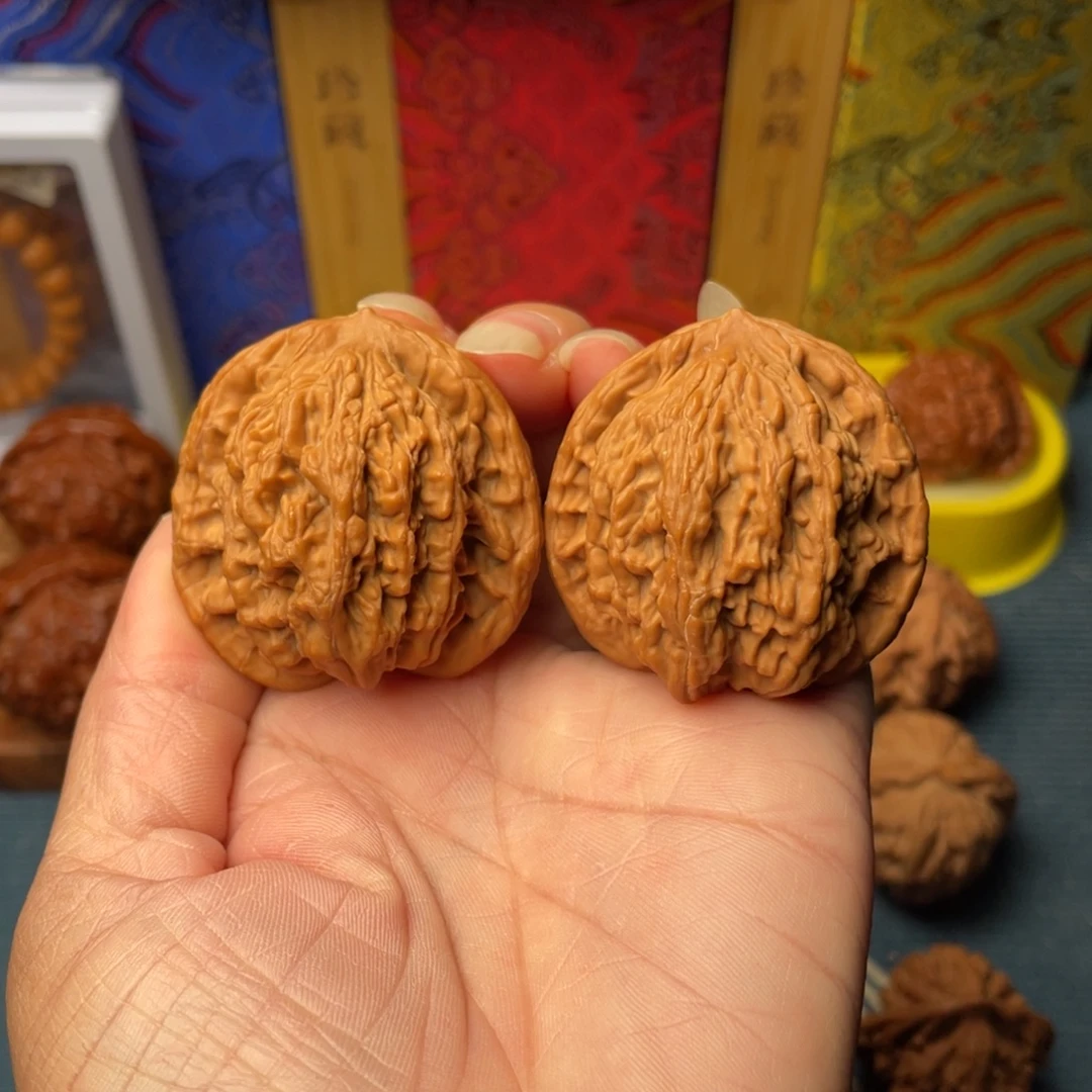 把件文玩核桃42+虎头