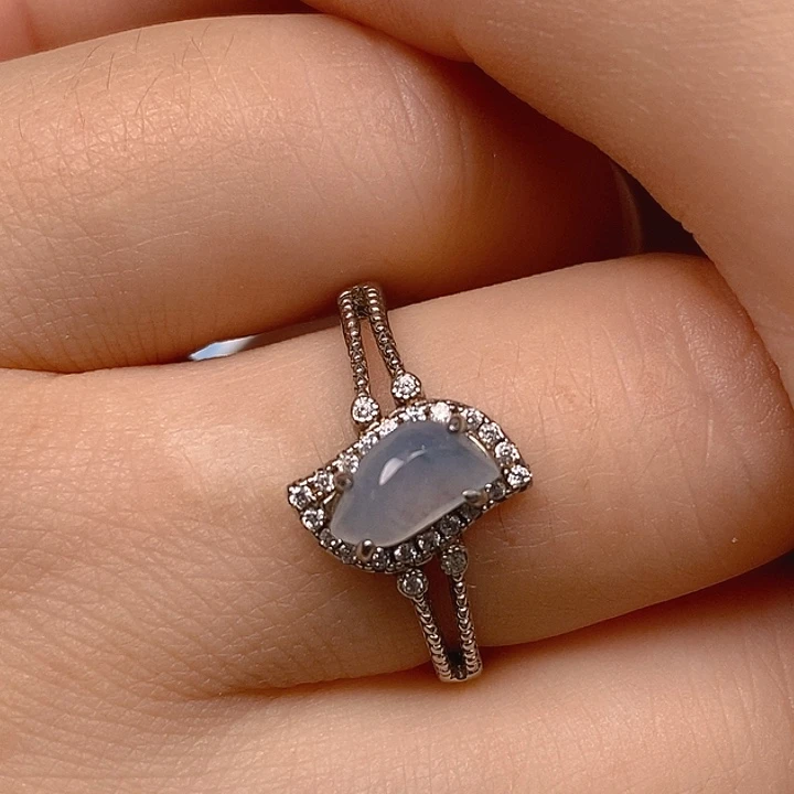 翡翠未镶嵌耳饰翡翠戒指