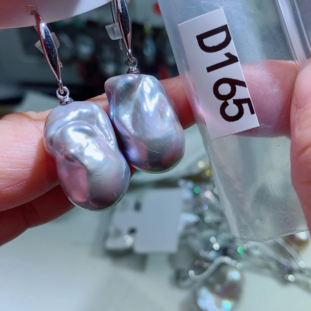 其他银S925镶嵌淡水珍珠