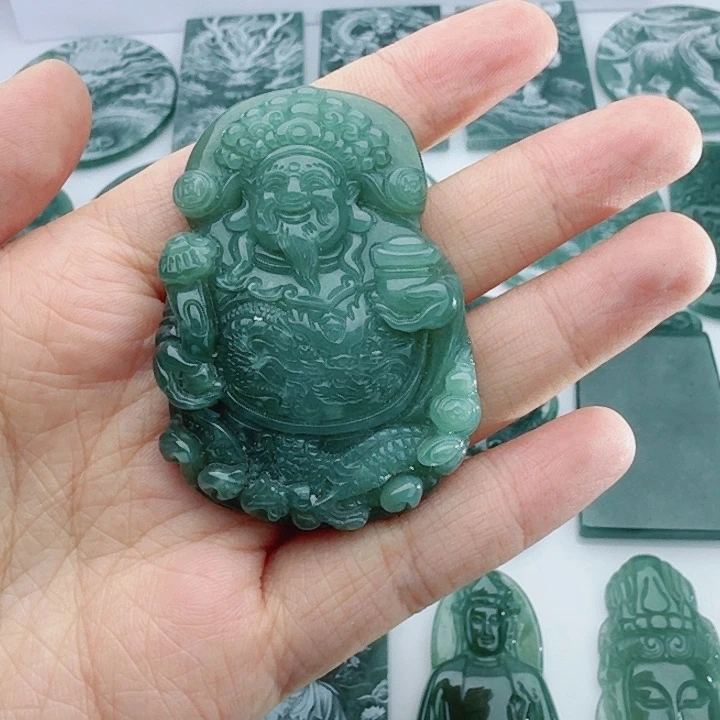 翡翠未镶嵌颈饰多样性发货天然A货翡翠