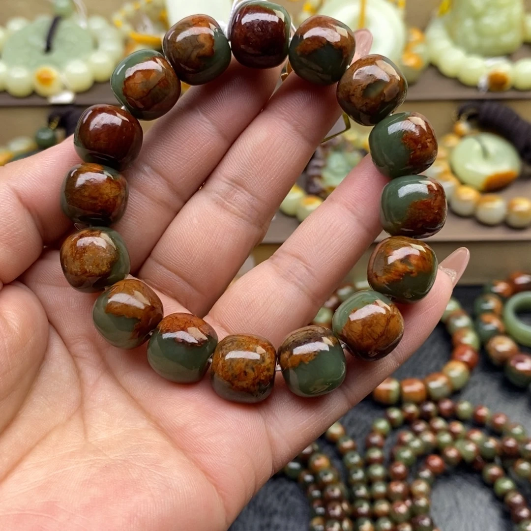 透闪石质玉未镶嵌手串